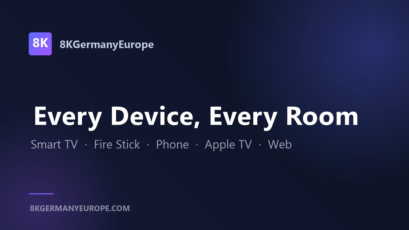 IPTV auf Smart-TV, Fire Stick, iPhone, iPad, Apple TV, Android